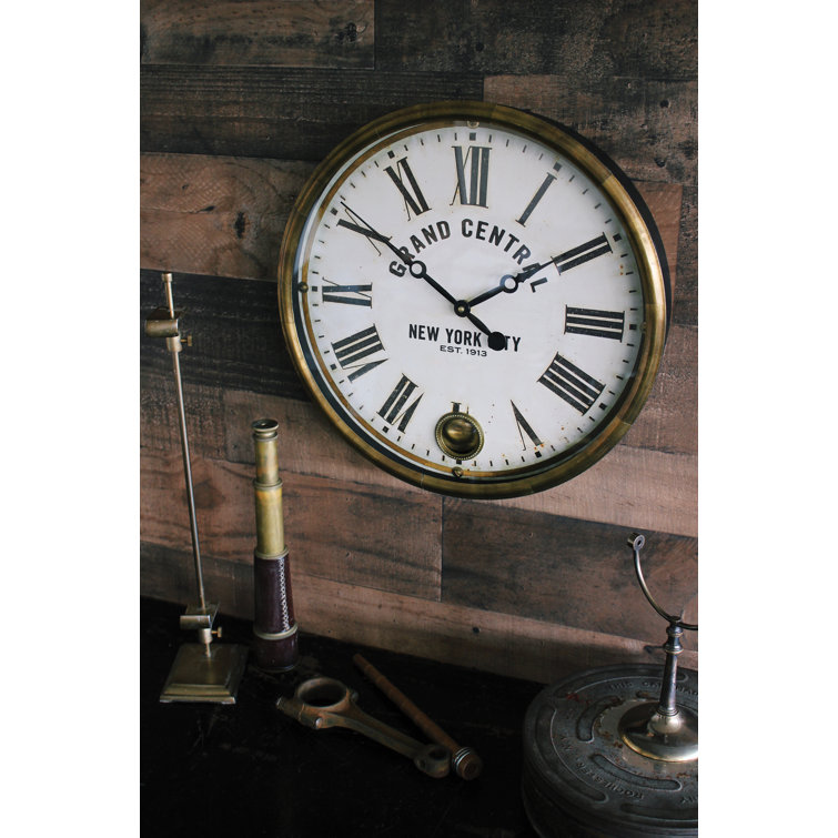 Williston Sonia Metal Wall Clock Wayfair